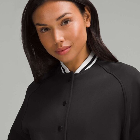 SNAP-FRONT VARSITY JACKET - Picture 3 of 4